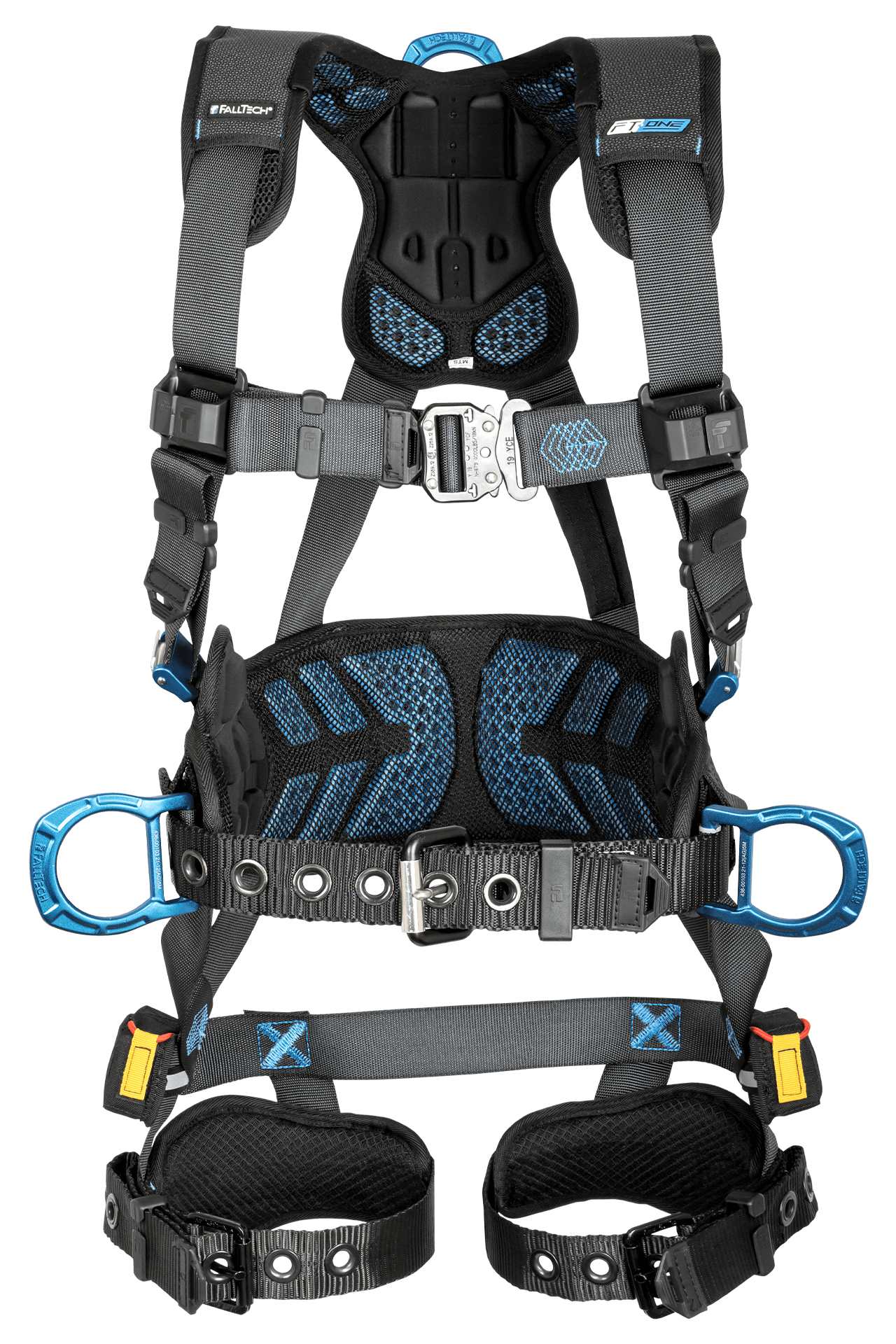 FT-One™ 3D Construction Belted Full Body Harness, Tongue Buckle Leg Adjustments 963